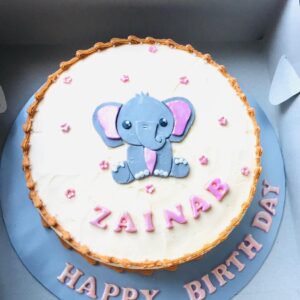 Elephant Baby Cake