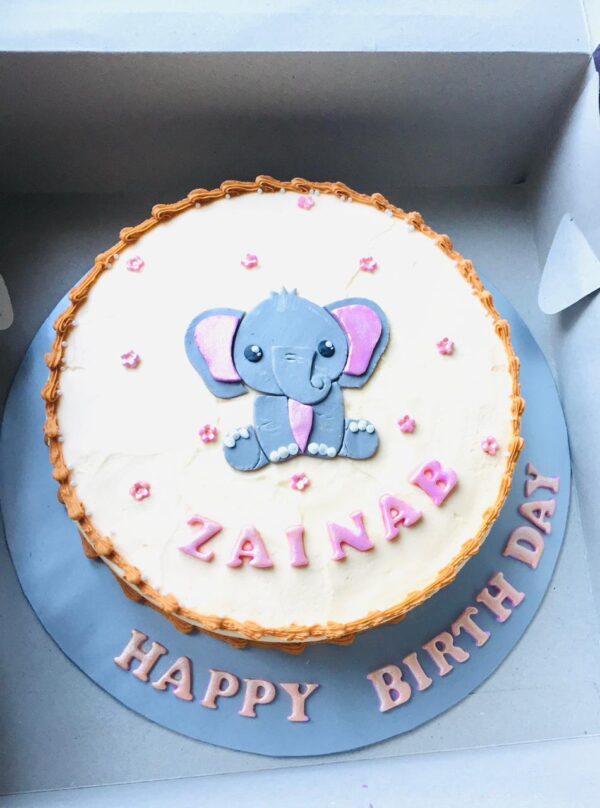 Elephant Baby Cake