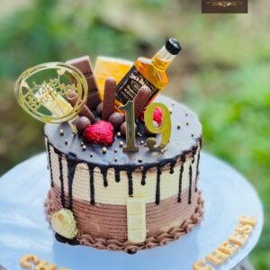 Jack Daniel Theme Cake