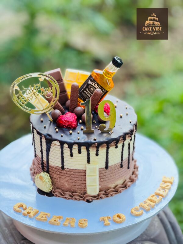 Jack Daniel Theme Cake