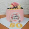 Elegant 1kg Birthday Ribbon Cake