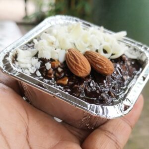 Almond-Topped Brownie