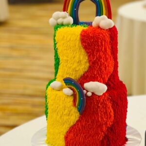 Rainbow Cake with Dummy