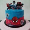 Spider Man Theme Birthday Cake