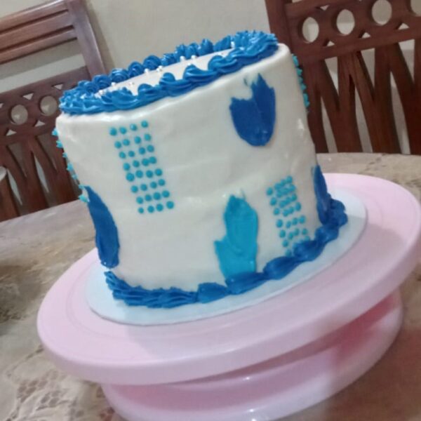 Fluffy Butter Birthday Cake