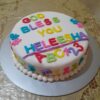 First Letter Reading Cake