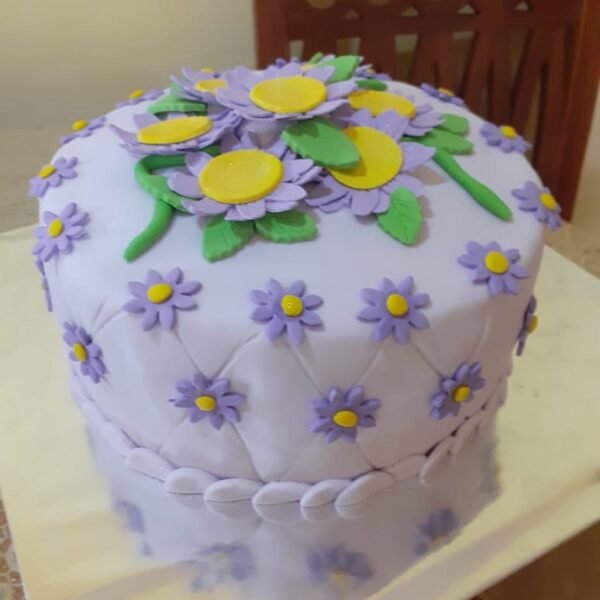 Vanilla Flavor Birthday Cake