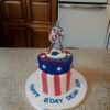 Captain America Theme - Birthday Cake