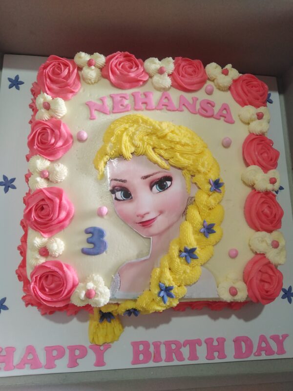 Else Theme Birthday Cake