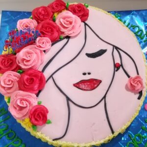 Girl Theme Cake