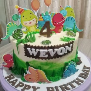 Dinosaur Theme Birthday cake
