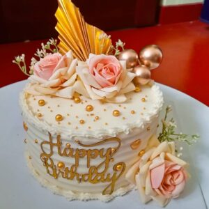 Delight Ribbon Birthday Cake