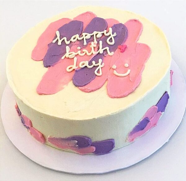 Vanilla or Ribbon Butter Icing Cake