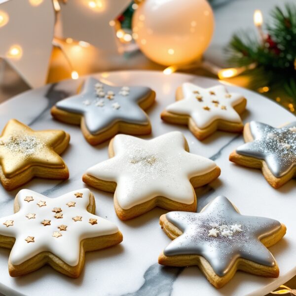 Starlight Sparkle Christmas Cookies