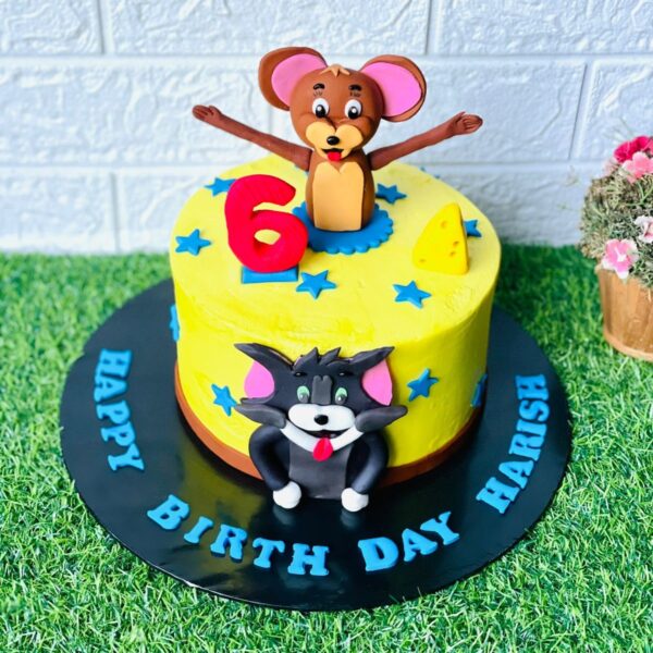 Tom and Jerry Birthday Cake