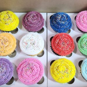 Vibrant Assorted Cupcakes