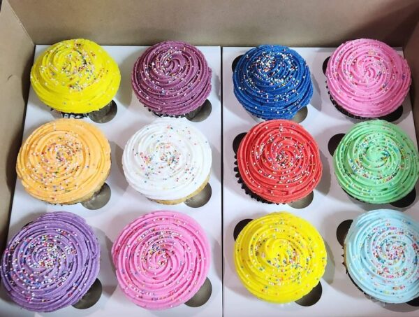 Vibrant Assorted Cupcakes